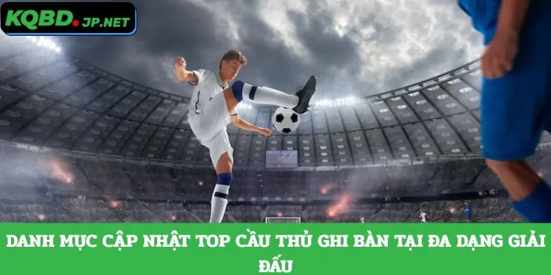 Danh mục cập nhật top cầu thủ ghi bàn tại đa dạng giải đấu